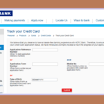 HDFC Credit Card Status Check Online