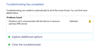 Windows Can’t Communicate with the Device