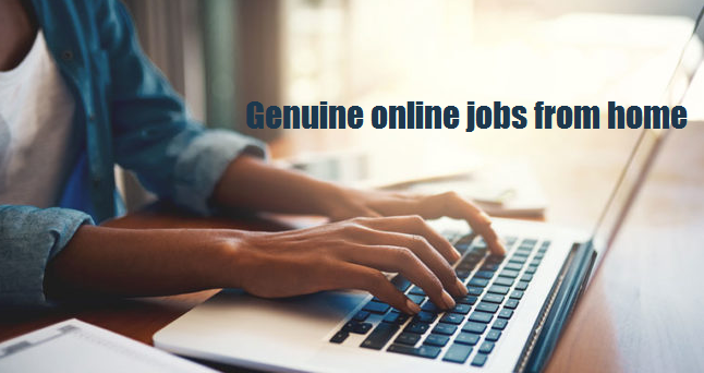 Genuine online jobs from home