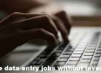 Online data entry jobs without investment