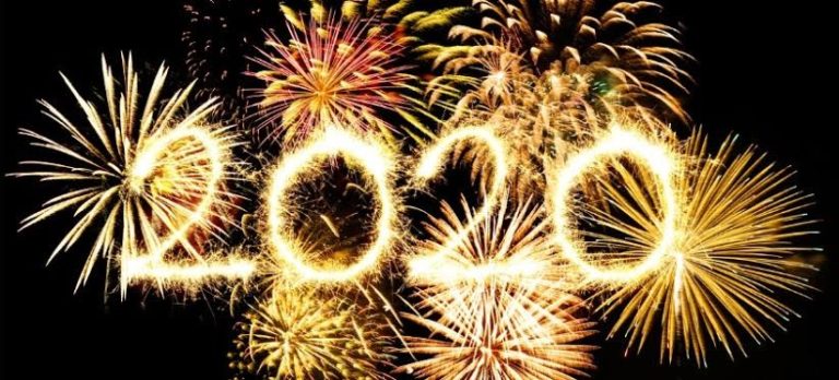 Celebrate happy New Year 2020
