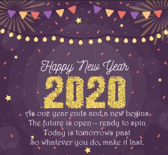 2020 Happy New Year Whatsapp Status for Girlfriend wishes