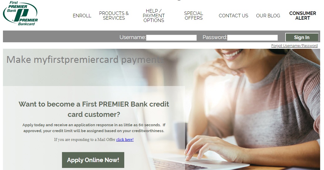 How to make payments to myfirstpremiercard