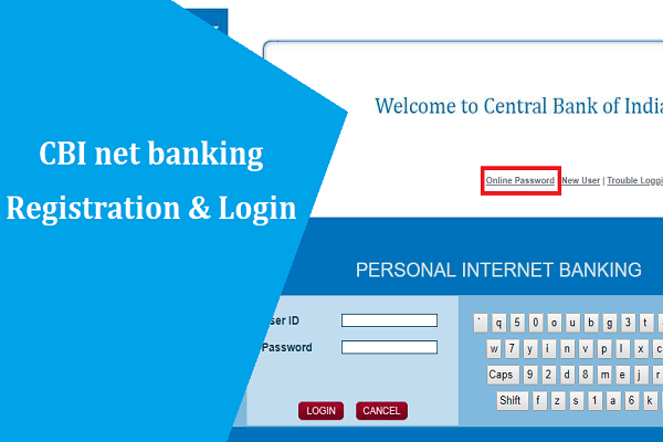 CBI net banking Registration & Login
