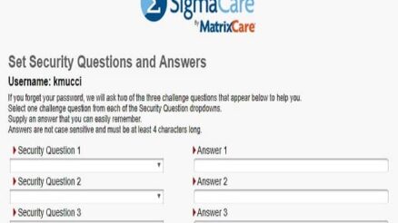 SigmaCare login and process to reset with simple steps